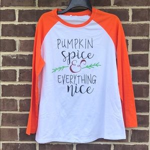 Pumpkin spice tee